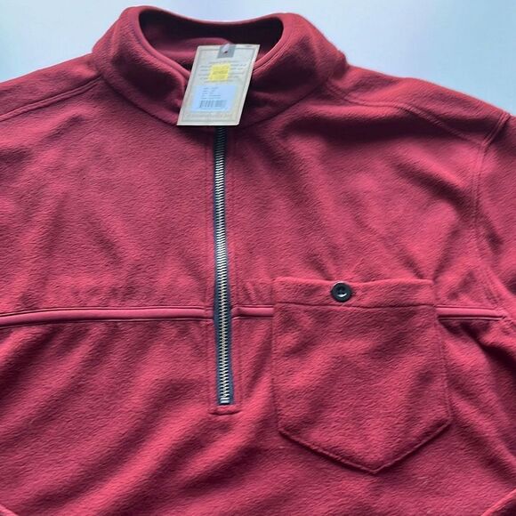 NWT Old Ranch Recycled Poly Huron 1/4 Zip Fleece Shirt Sz. L - Picture 5 of 11